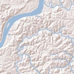 2077-2299 Old Highway 124, Little Hocking Terrain Map