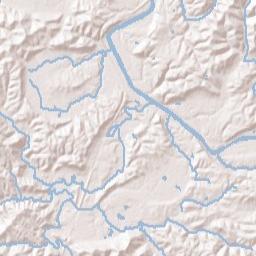 Wood County Terrain Map