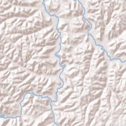 Savageville Ohio Terrain Map
