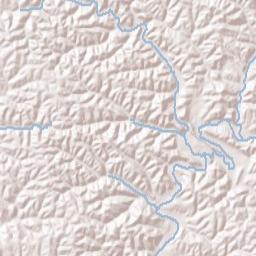 Oreton Ohio Terrain Map