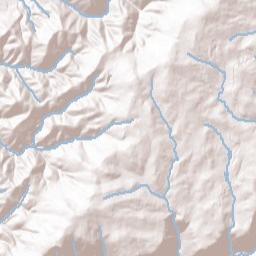 Tucker County Terrain Map