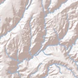 Last Chance California Terrain Map