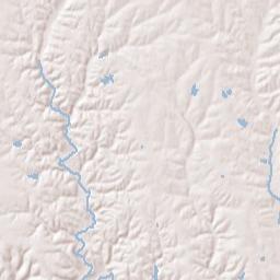 Lincoln County Terrain Map