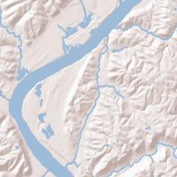 301-399 2nd Street, Lawrenceburg, IN Terrain Map