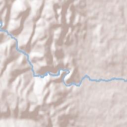 Santo Estêvão Terrain Map