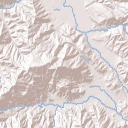 Ukiah Rancheria California Terrain Map