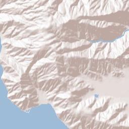 Pepperwood Grove California Terrain Map