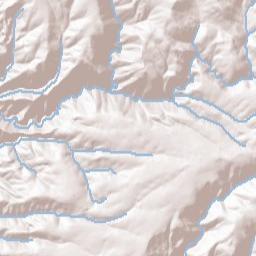Hughes Mill California Terrain Map