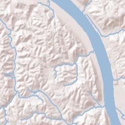 New Palestine Ohio Terrain Map