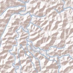 Lewis County Terrain Map