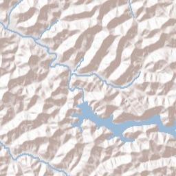 Skin Creek Road, Horner, WV 26372, USA Terrain Map