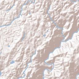 Twin Pines California Terrain Map
