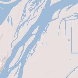 Two Rivers National Wildlife Refuge Terrain Map