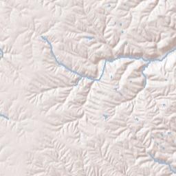 Ohio County Terrain Map