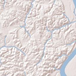 Letart Falls Ohio Terrain Map
