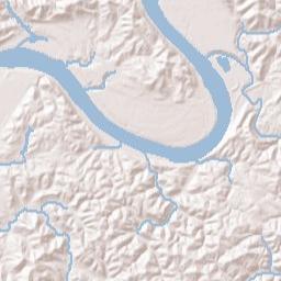 Great Bend Ohio Terrain Map