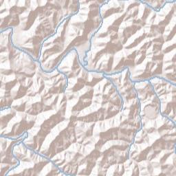 Gilmer County Terrain Map