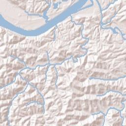 Apple Grove Ohio Terrain Map