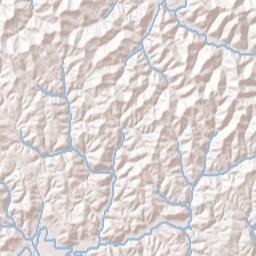 Jackson County Terrain Map