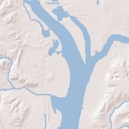 1595-1599 Maine Avenue Southwest, Washington Terrain Map