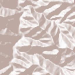 Vahdat District Terrain Map