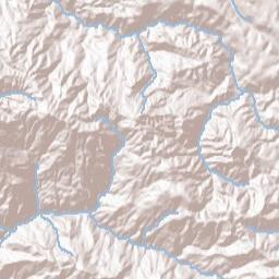 Black Oaks California Terrain Map