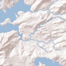 Jones Place California Terrain Map