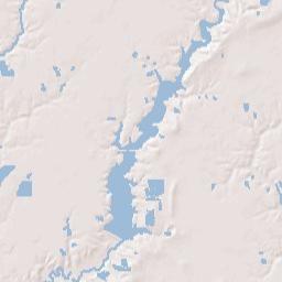 Saline, IL, USA Terrain Map
