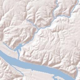 Reeds Ohio Terrain Map