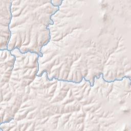 Panhandle Ohio Terrain Map