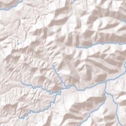 Blue Creek Ohio Terrain Map