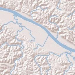 Mason County Terrain Map