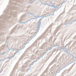 Orkney Springs Grade, George Washington National Forest Terrain Map