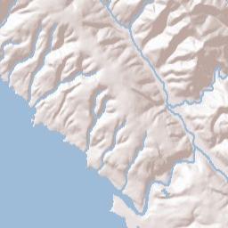 Gualala California Terrain Map