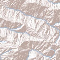 Mercuryville California Terrain Map