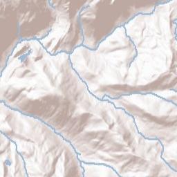 Twin Bridges California Terrain Map