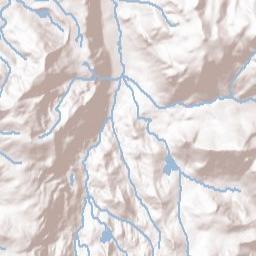 Nebelhorn California Terrain Map