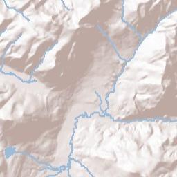 Sorensens California Terrain Map