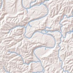 Pendleton County Terrain Map