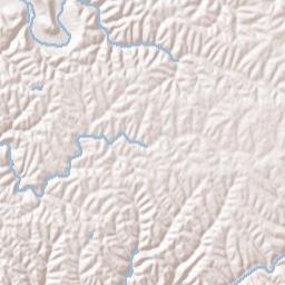Hiett Ohio Terrain Map