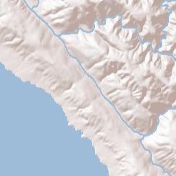 Valley Crossing California Terrain Map