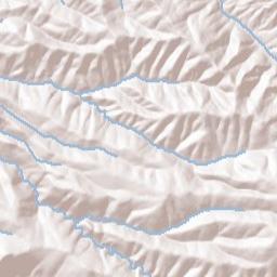 Bryants California Terrain Map