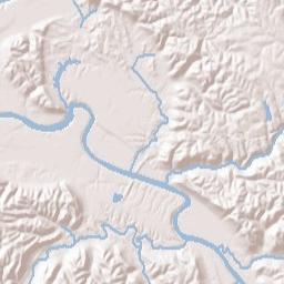 Carroll County Terrain Map
