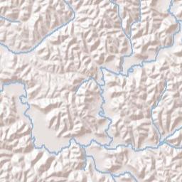 Powellsville Ohio Terrain Map