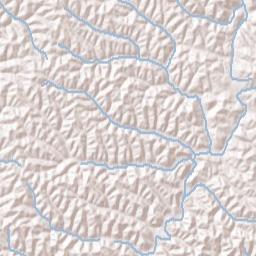 Mercerville Ohio Terrain Map