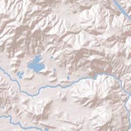 Walter Springs California Terrain Map