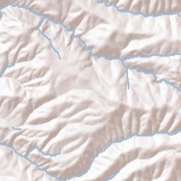 Gilberts California Terrain Map
