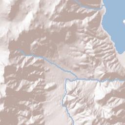 Highway 89, Toiyabe National Forest, Topaz Terrain Map