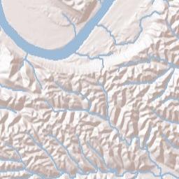 Sandy Springs Ohio Terrain Map