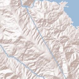 7153 Berryessa Knoxville Road Napa CA Terrain Map